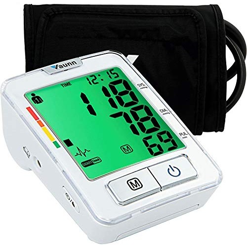 Vaunn Medical vB100A Automatic Digital Blood Pressure Monitor Machine with La...