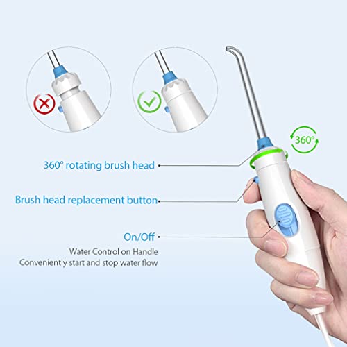 Vaynid Water flosser for Oral Irrigation, 600ML Water Pick Teeth Cleaner Toot...