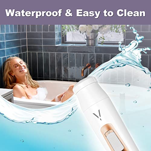 Facial Hair Removal for Women, Painless 4 in 1 Electric Trimmer, Rechargeable...