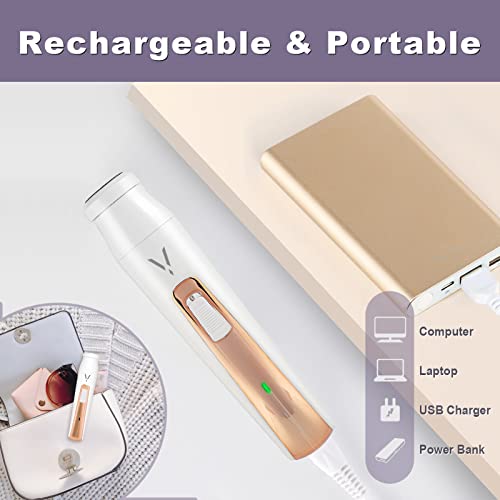Facial Hair Removal for Women, Painless 4 in 1 Electric Trimmer, Rechargeable...