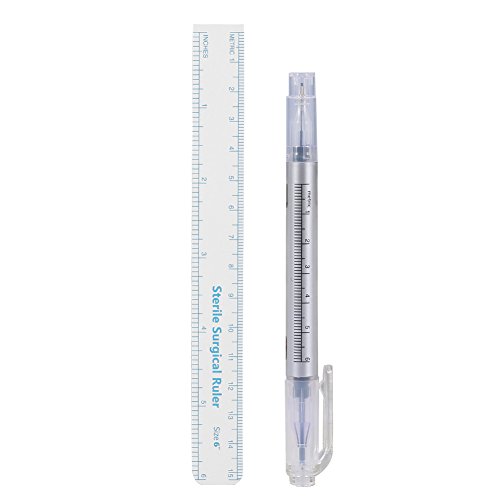 VBESTLIFE Surgical Skin Marker Skin Tattoo Marker Disposable Pen Double Ended...