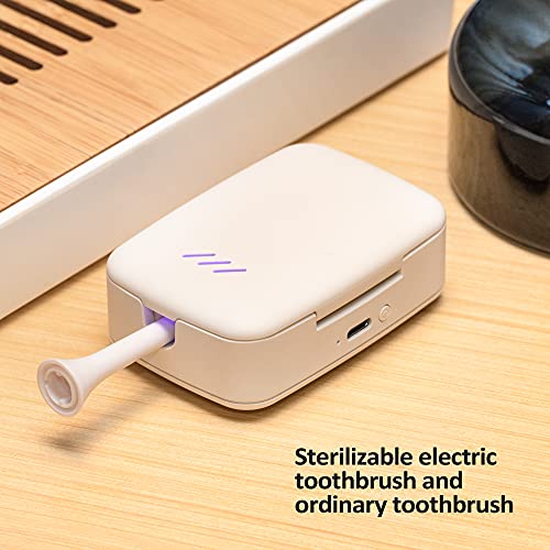 UV Toothbrush Sanitizer Case, Toothbrush Sterilizer, Antibacterial Kills 99.9...