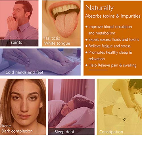 Foot Pads,Foot Care Removing Impurities, Relieve Stress Improve Sleep,Include...