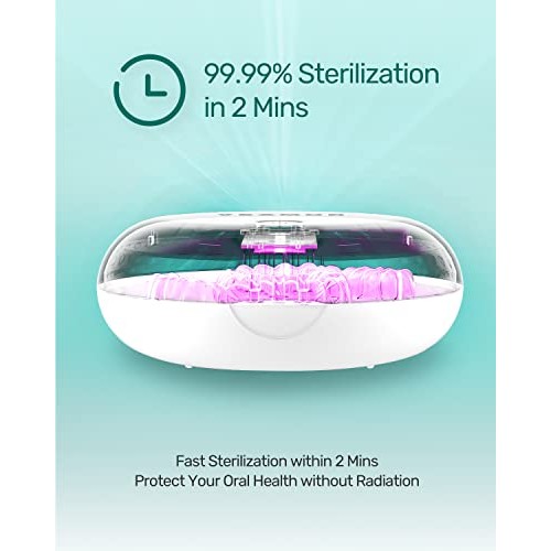Retainer Case, VEAMOR Dental Mouth Guard Case, UV Disinfectant Box Portable, ...