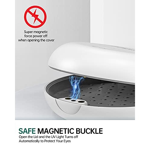 Retainer Case, VEAMOR Dental Mouth Guard Case, UV Disinfectant Box Portable, ...