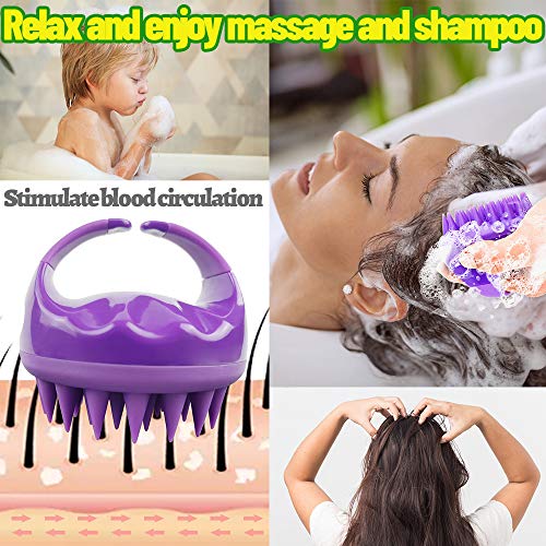 Vebiys Hair Scalp Massager Shampoo Brush - Scalp Brush For Hair Washing - Upg...