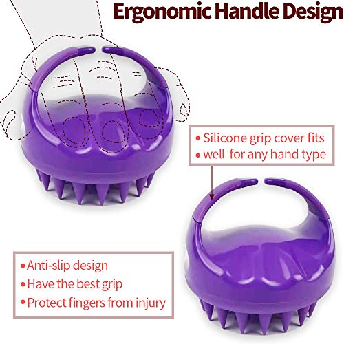 Vebiys Hair Scalp Massager Shampoo Brush - Scalp Brush For Hair Washing - Upg...