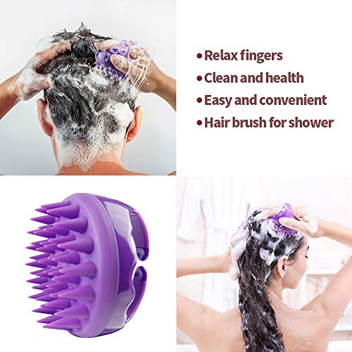 Vebiys Hair Scalp Massager Shampoo Brush - Scalp Brush For Hair Washing - Upg...