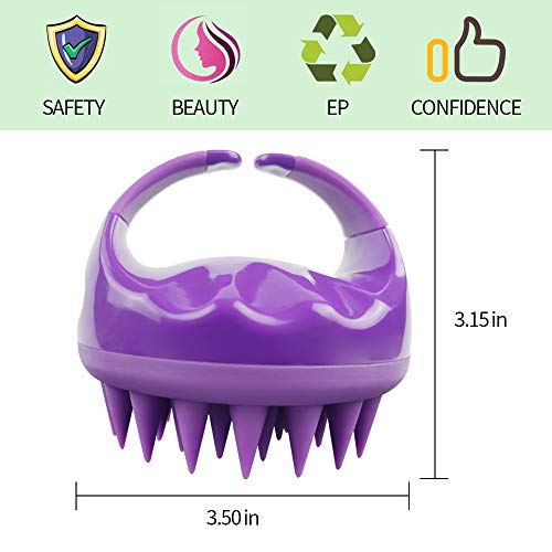 Vebiys Hair Scalp Massager Shampoo Brush - Scalp Brush For Hair Washing - Upg...