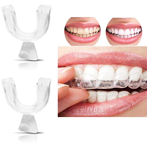 4PCS Transparent Silicone Thermoform Moldable Dental Mouth Guard, Whitening T...