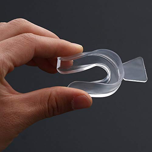4PCS Transparent Silicone Thermoform Moldable Dental Mouth Guard, Whitening T...