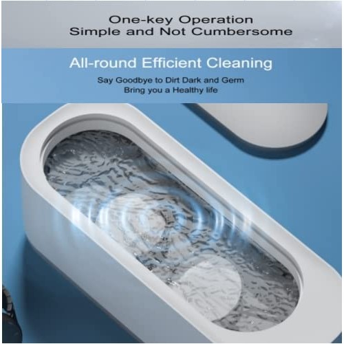 Jewelry-Cleaner VECDAAA Portable for Cleaning Jewelry-Eyeglass-Shaver Heads-W...