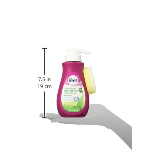 Veet Botanic Inspirations In Shower Cream, 13.5 fl Oz., for Legs & Body (Pack...