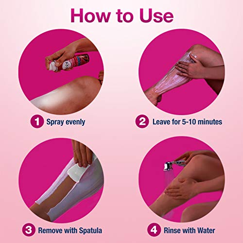 Veet Spray On Hair Remover Cream, Sensitive Formula, 5.1 Ounce