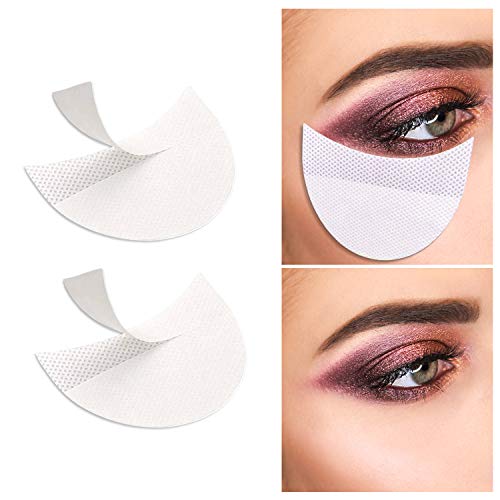 200 Pcs Professional Eyeshadow Pads Stencils Lint Free Under Eye Pads Eyeshad...
