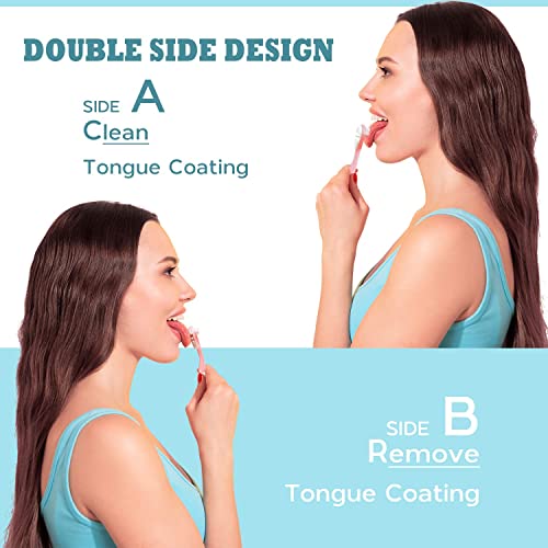 Tongue Scraper Cleaner for Adults and Kids - VEGOPET Double-Sided Super Soft ...