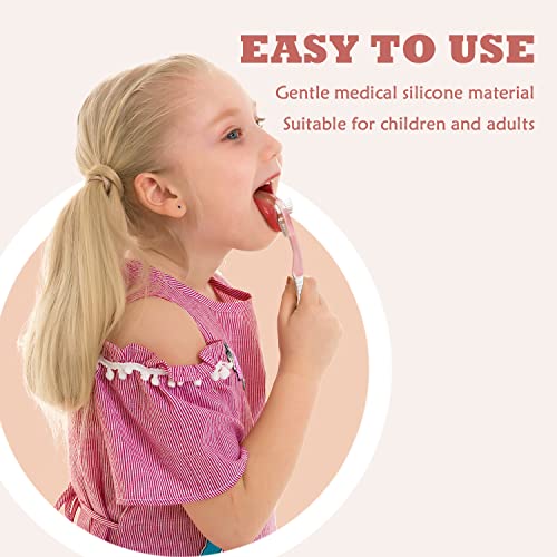 Tongue Scraper Cleaner for Adults and Kids - VEGOPET Double-Sided Super Soft ...