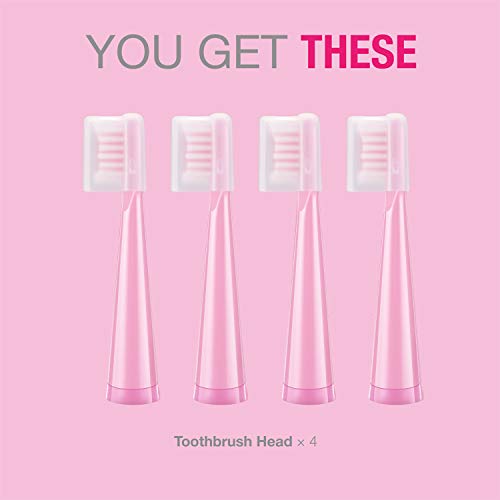 Vekkia Kids Electric Toothbrush Replacement Heads - 7X More Plaque Removal, E...