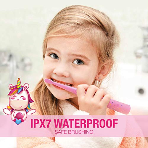 Vekkia Sonic Rechargeable Kids Electric Toothbrush, 3 Modes with Memory, Fun ...