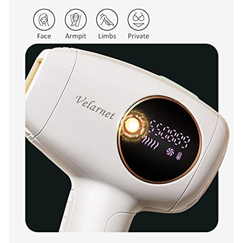 Laser Hair Removal for Women Permanent, IPL Hair Removal Device 550000 Flashe...