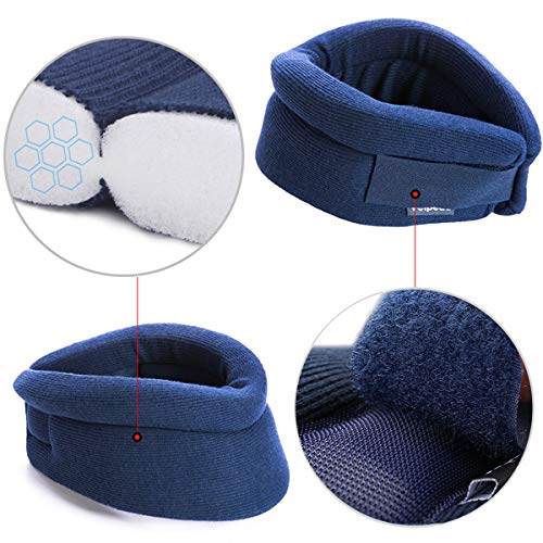 VELPEAU Neck Brace -Foam Cervical Collar - Soft Neck Support Relieves Pain & ...