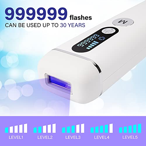 Vemoerce IPL Hair Removal for Women and Men – Painless Permanent Laser Hair R...