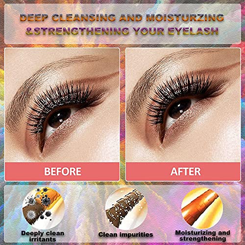 Eyelash Extension Cleanser, Eyelash Extension Shampoo For Eyelashes Cleansing...