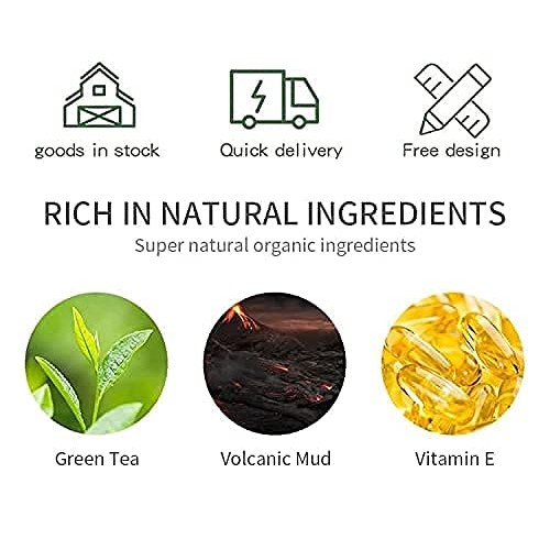 Green Tea Mask Stick for Face, Blackhead Remover with Green Tea Extract, Deep...