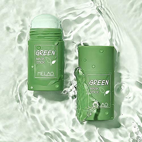 Green Tea Mask Stick for Face, Blackhead Remover with Green Tea Extract, Deep...