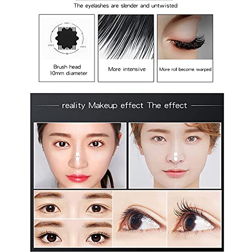 4D Silk Fiber Eyelash Mascara Extension Makeup Waterproof Kit Eye Lashes Veni...