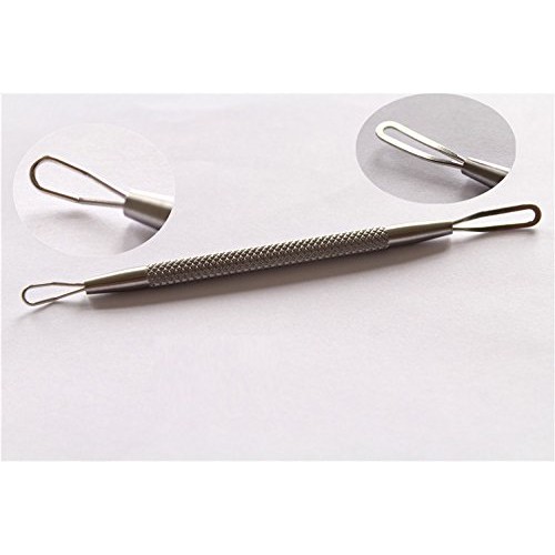 Face Care Stainless Steel Skin Remover Kit Blackhead Blemish Acne Pimple Extr...