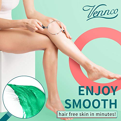 Vennco Waxing Kit, Wax Warmer Kit for Coarse Hair Removal, Hard Wax Kit with ...