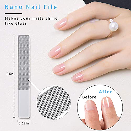 Nail Clippers Set,Fingernail Toenail Clippers for Thick Nails,Nail Clipper fo...