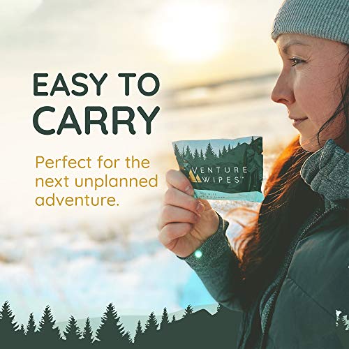 Large Shower Wipes with Aloe, Vitamin E and Tea Tree Oil, Bathing Wipes for A...