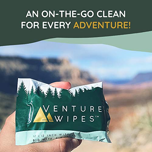 Large Shower Wipes with Aloe, Vitamin E and Tea Tree Oil, Bathing Wipes for A...