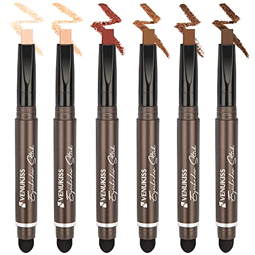 VENUKISS 6 PCS Matte Naked Eyeshadow Stick, Waterproof & Long Lasting, Profes...