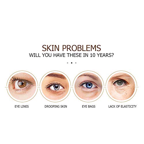 30 Pairs VENZEN Gold Eye Mask Power Crystal Gel Collagen Masks, Great For Ant...