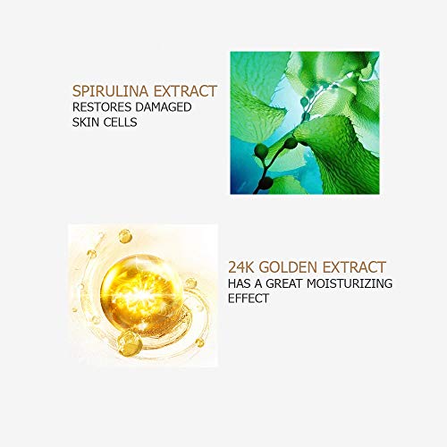 30 Pairs VENZEN Gold Eye Mask Power Crystal Gel Collagen Masks, Great For Ant...