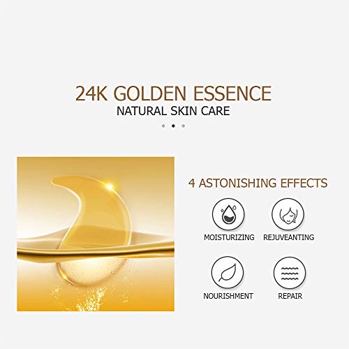 30 Pairs VENZEN Gold Eye Mask Power Crystal Gel Collagen Masks, Great For Ant...