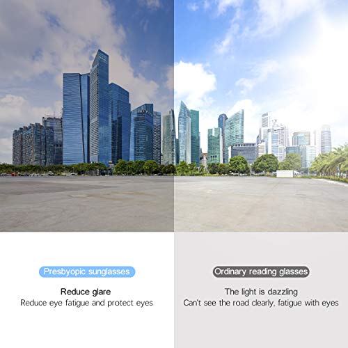 2PCS Full Lens Spring Hinges Reading Sunglasses UV400 Protection Sun Readers ...