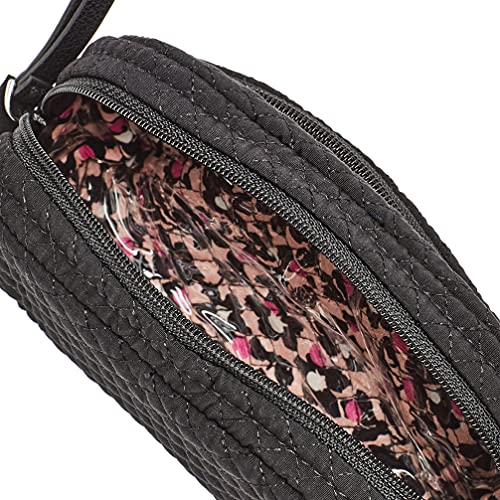 Vera Bradley Women's Microfiber Mini Cosmetic Makeup Organizer Bag, Classic B...