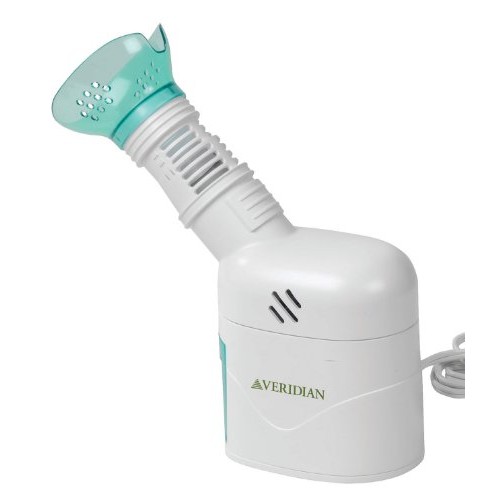 Veridian Healthcare Steam Inhaler Respiratory Vapor Therapy, Green, 1 Count (...