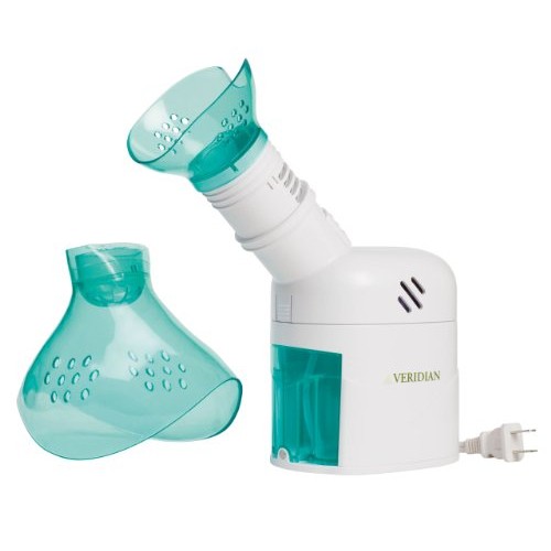 Veridian Healthcare Steam Inhaler Respiratory Vapor Therapy, Green, 1 Count (...