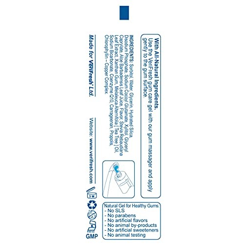 VeriFresh Natural Gum Care Kit - Gum Stimulator & Massager with Gum Gel – Pat...