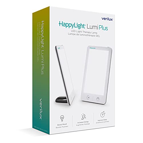 (New) Verilux® HappyLight® Lumi Plus - UV-Free LED Bright White Light Therapy...