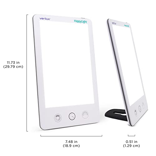 Verilux® HappyLight® Luxe - UV-Free LED Therapy Lamp, Bright White Light with...