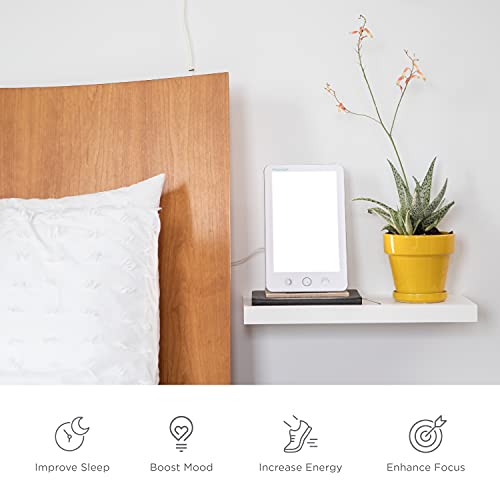 Verilux® HappyLight® Touch Plus - UV-Free LED Bright White Light Therapy Lamp...