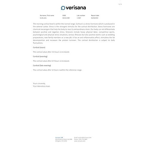 Comprehensive Hormone Test for Women, Men & Children – Testing Kit for 8 Horm...