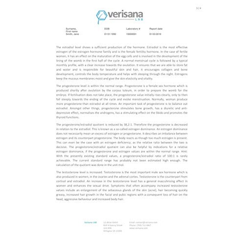 Female Hormone Test – Determine 5 Hormones for Women – Verisana