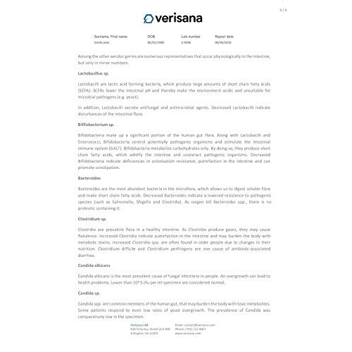 Leaky Gut Complete Stool Test – Determine Leaky Gut Syndrome, Candida & Gut F...